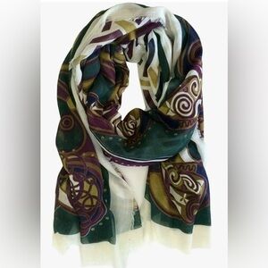 Book Of Kells Celtic Patterned Scarf